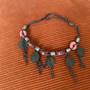 Vintage Coin/Charm Ankle Bracelet